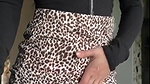 Christina Khalil Leopard Mini Skirt Thong Tease Video Leaked