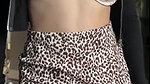 Christina Khalil Leopard Mini Skirt Thong Tease Video Leaked