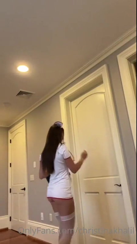 Christina Khalil Naughty Nurse PPV Onlyfans Video Leaked