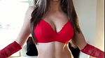 Christina Khalil Underboob Lingerie Strip Onlyfans Video Leaked