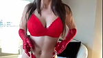 Christina Khalil Underboob Lingerie Strip Onlyfans Video Leaked