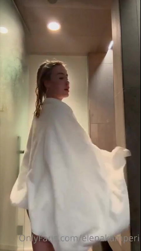Elena Kamperi Nude Sauna Shower Video Leaked