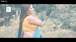 Bengal Beauty Barsha Teasing in Sky Blue Saree
