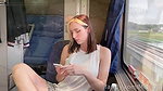 Morgpie Titty Fuck Public Train Blowjob Video Leaked