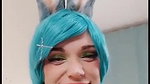 Octokuro Porn Dildo Masturbating Bunny Video
