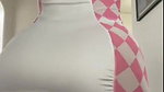 STPeach Pink Checkered Lingerie Fansly Video Leaked
