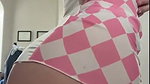 STPeach Pink Checkered Lingerie Fansly Video Leaked