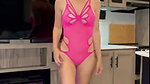 Vicky Stark Nude Hot Pink Lingerie Try On Onlyfans Video Leaked