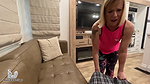 Hot Blonde Stepmom Gets Creampie in Ripped Yoga Pants – Jane Cane