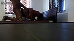 Young girl doggy with talking