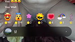Cute showing her boobs and pussy on tango live