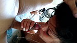 Slut latina hotwife sucks big cock while cheating on husband