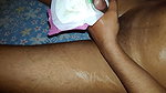 Indian Man Hand Job With sanitary pads