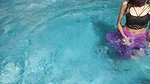 Disha bhabhi sex with Toy in outdoor swimming pool