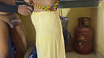Anal blowjob Gand me muh me dala Kitchen me khana banari sautelimaa ko dekh kar mera Lund uchalne laga fir jo gand mari maja agy