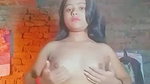 Village wife open her dress