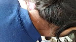 Young girl outdoor blowjob