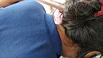 Young girl outdoor blowjob