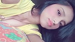 Village young girl teasing selfshot