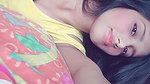 Village young girl teasing selfshot
