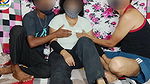 Desi sexy first time threesome, had a lot of fun having sex with friends and sister-in-law