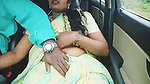 Horny Telugu Aunty Pussy Play in Car