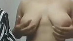 Very horny young girl in bathroom