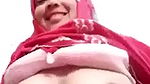 BUSTY HIJABI WIFE  SHOWING OFF BEAUTIFUL FIGURE