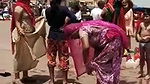 Aunty Lifting Saree Outdoor Captured Hidenly
