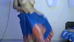 Desi Wife in Saree without blouse shows boobs