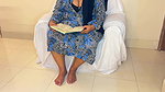 When Beautiful 45yo Egypt Hijab Aunty Reading a Book, Then 18yo Neighbor Fucks her (Big Boobs & Huge Ass MILF Arab Sex)