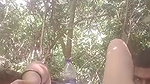 Mature couple fucking in jungle