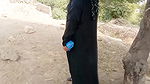 Jungle se mili Muslim hijab college girl