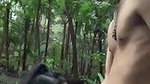 College Boy Fucking Asian Girl in the Woods (Must Watch)