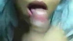DESI INDIAN BEAUTIFUL BABE CUMSHOT ON FACE