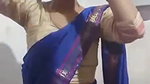 Beautiful girl stripping sari