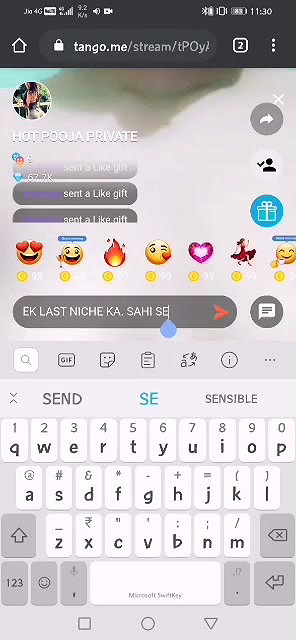 Hot Pooja Pvt Nude Live