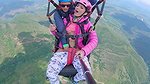 While PARAGLIDING