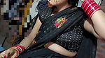 Beautiful Indian Girl Pissing In A Black Saree