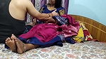 Cute Married Wife Sikha looking Hot in Saree and Fucking Doggy Style with her Boyfriend Alone at Home