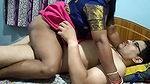 Cute Married Wife Sikha looking Hot in Saree and Fucking Doggy Style with her Boyfriend Alone at Home