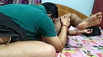 Hot Ravina Sucking and Fucking Hard inside Pussy with her Boyfriend in Babydoll Lingerie at her Home