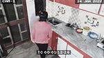 Owner and maid caught in cctv