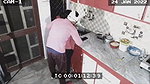 Owner and maid caught in cctv