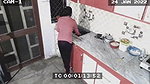 Owner and maid caught in cctv