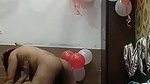 Desi bhabhi after Birthday celebration fucking Very hard with loud maons