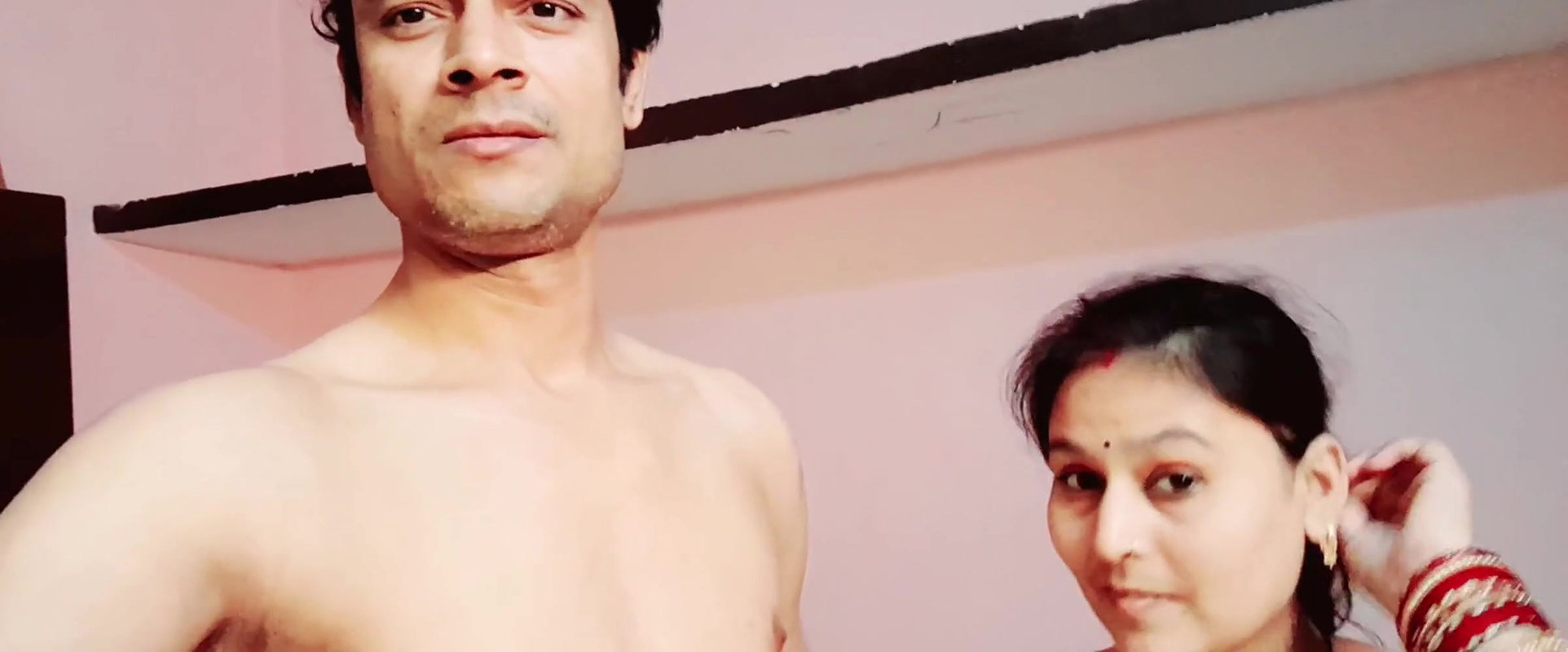 Pujaprem romantic night stay at home both couple suffering from fever in vintner season at Delhi