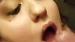 Cumshot on face