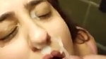 Cumshot on face