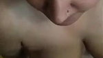Deshi Supr Booby Gf Taking on he Face